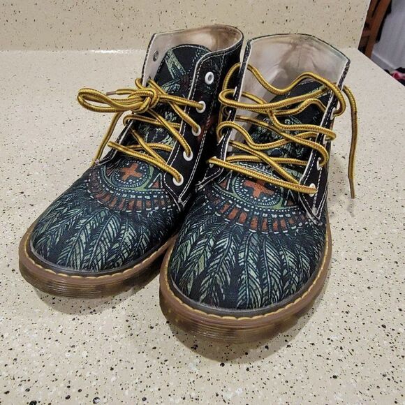 Rare First Dance Men’s Shoes Boots Skull Cherokee Indian Size 40 EU 7 US - Picture 2 of 8